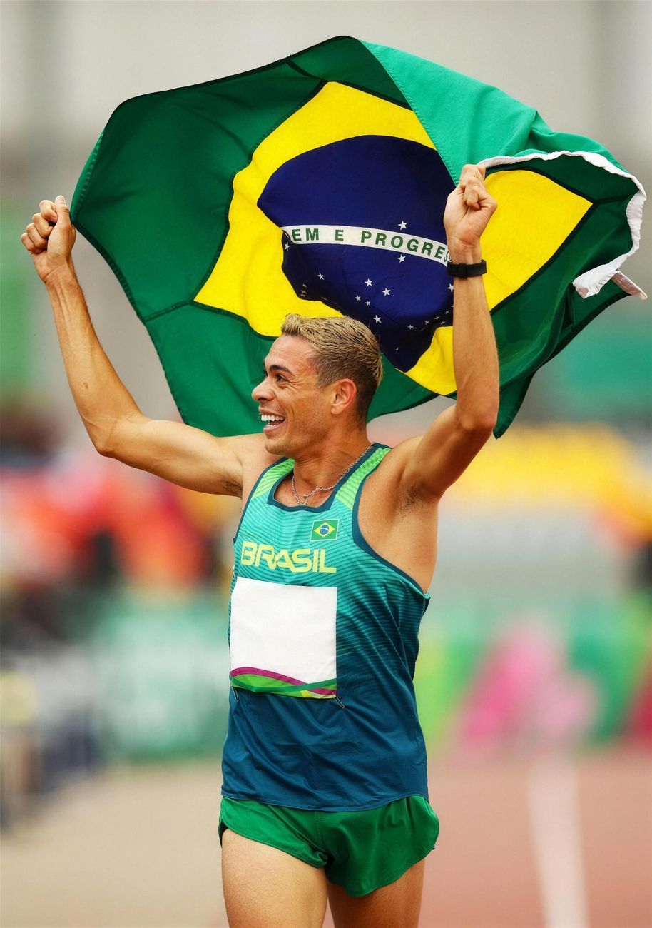 Altobeli Silva competindo pelo Brasil no Pan-Americano de Lima 2019